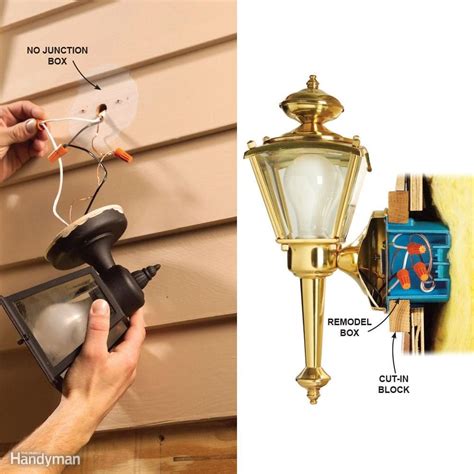 lighting fixtures that dont need junction box|mounting light fixtures to boxes.